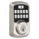 Kwikset Aura Keypad Bluetooth Smartlock, Satin Nickel