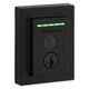 Kwikset Halo Touch Fingerprint Smart Lock, Wi-Fi, Contemporary with Deadbolt, Matte Black