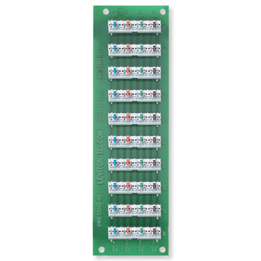 Leviton 1x9 Bridged Telephone Board