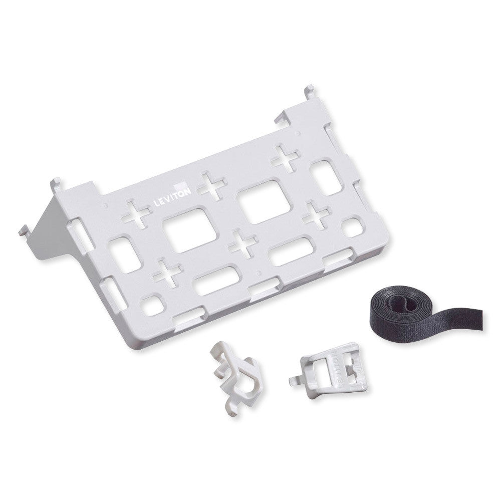 Leviton Plastic Universal Shelf Bracket for Structured Media Center