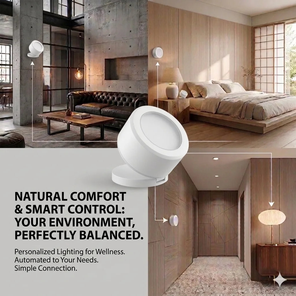 Zigbee Light Sensor Luminance Sensor Illumination Brightness Detector Home Automation with 2MQTT Tuya Devices Linkage