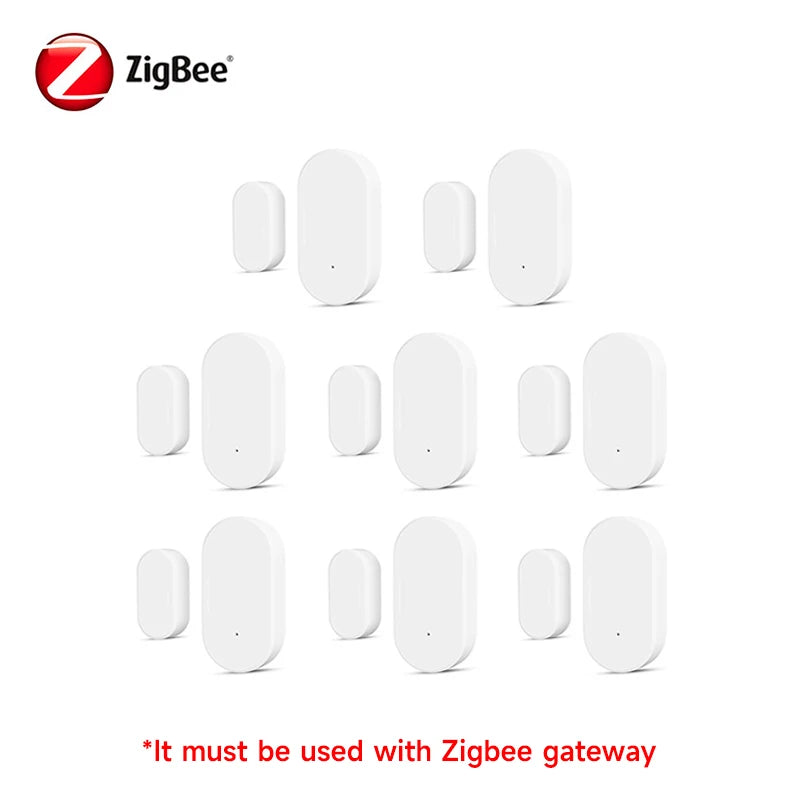 Tuya Zigbee Door Sensor Window Detectors Magnetic Sensor Smart Home Security Protection Remote Monitor from APP Z2MQTT Z2M