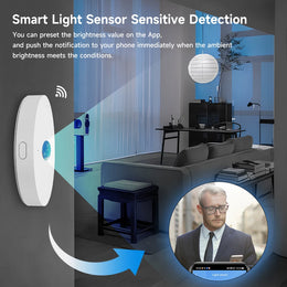 Zigbee Smart Luminance Sensor Light Detection Tuya Smart Life Home Automation for Amazon Alexa Google Assistant