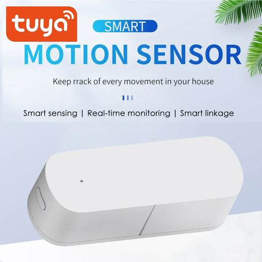 Tuya Smart Motion Sensor Graffiti Zigbee Vibration Detector anti Theft Alarm Door Window Table Safe Real-Time Monitoring