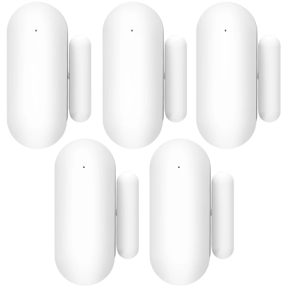 Tuya Zigbee Door Open Detector Works with Alexa Google Smart Life APP Real-Time Monitor for Home Security Door Window Sensor