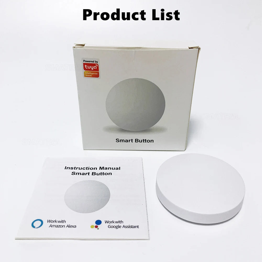 Zigbee Gateway Need Smart Light Switch Multi-Scene Linkage Remote Control Switch Zigbee One-Key Control for Smart Home Devices