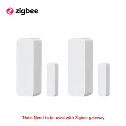 Tuya Smart Home Zigbee Door Sensor Alarm Window Door Open/Closed Detectors Security Protection Smart Life for Alexa Google