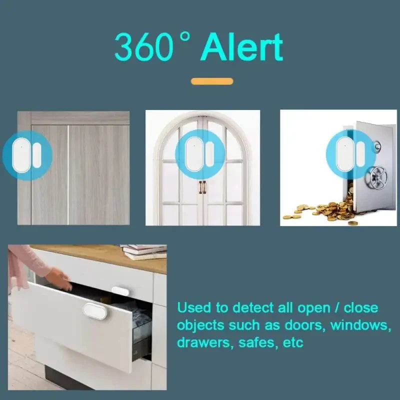 Ewelink Zigbee 3.0 Smart Door & Window Sensor - Enhance Your Home Security with Alexa & Google Home Integration