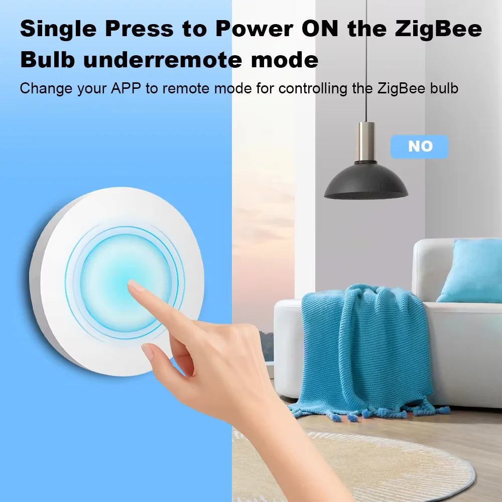 Ewelink Zigbee Smart Wireless Push Button Switch with Battery - Control Your Home Automation Effortlessly!