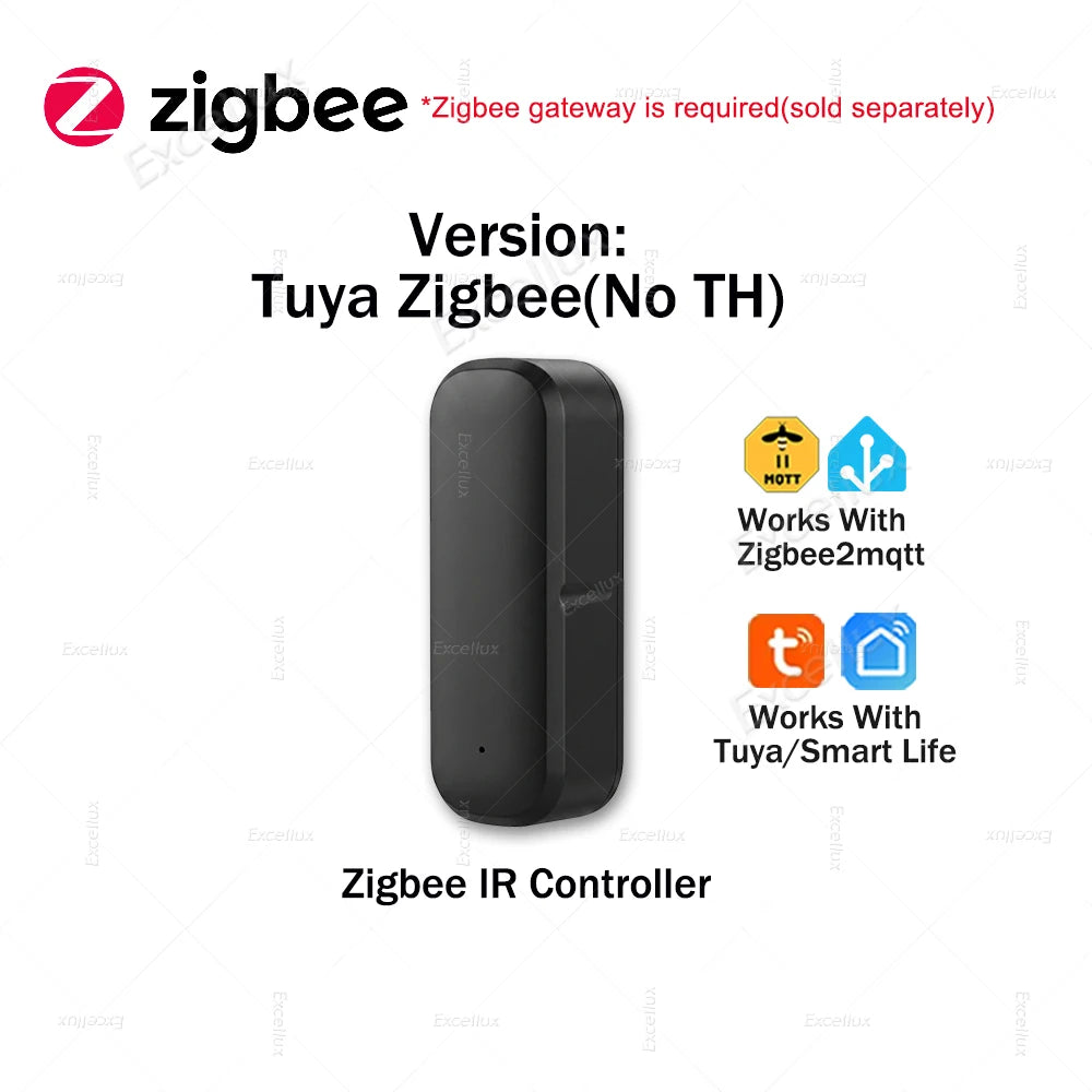 Zigbee Smart IR Remote Wireless Universal Infrared Controller for TV Air Conditioner Work with Smart Life TUYA Zigbee2Mqtt Alexa