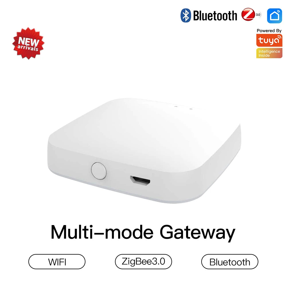 Zigbee Flood Sensor Water Leakage Detector Water Tank Full Alert Overflow Security Alarm System Tuya Smart App Remote Control