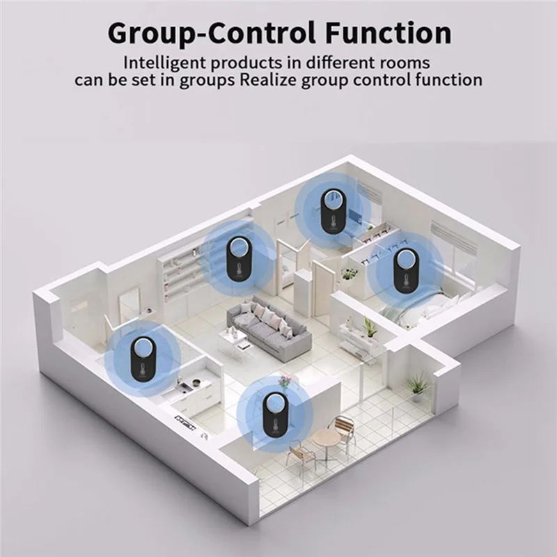 B50B-Tuya Temperature and Humidity Sensor Wireless Tuya Zigbee Temperature and Humidity Meter Smart Detector