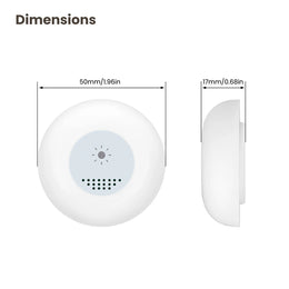 Tuya Zigbee Smart Light Sensor Luminance Sensor APP Control Brightness Sensor Illumination Brightness Detector