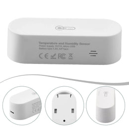 1Pc Temperature Humidity Sensor For-Zigbee for Home Kit for Tuya USB 5V/1A Home Improvement Replacement Sensor Tools