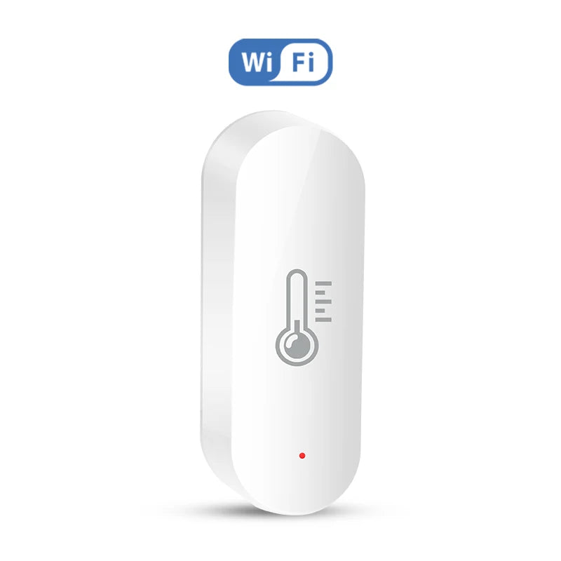 Tuya Wifi /Zigbee Smart Temperature Humidity Sensor Indoor Hygrometer Controller Monitoring Work with Smart Speaker Alexa Google