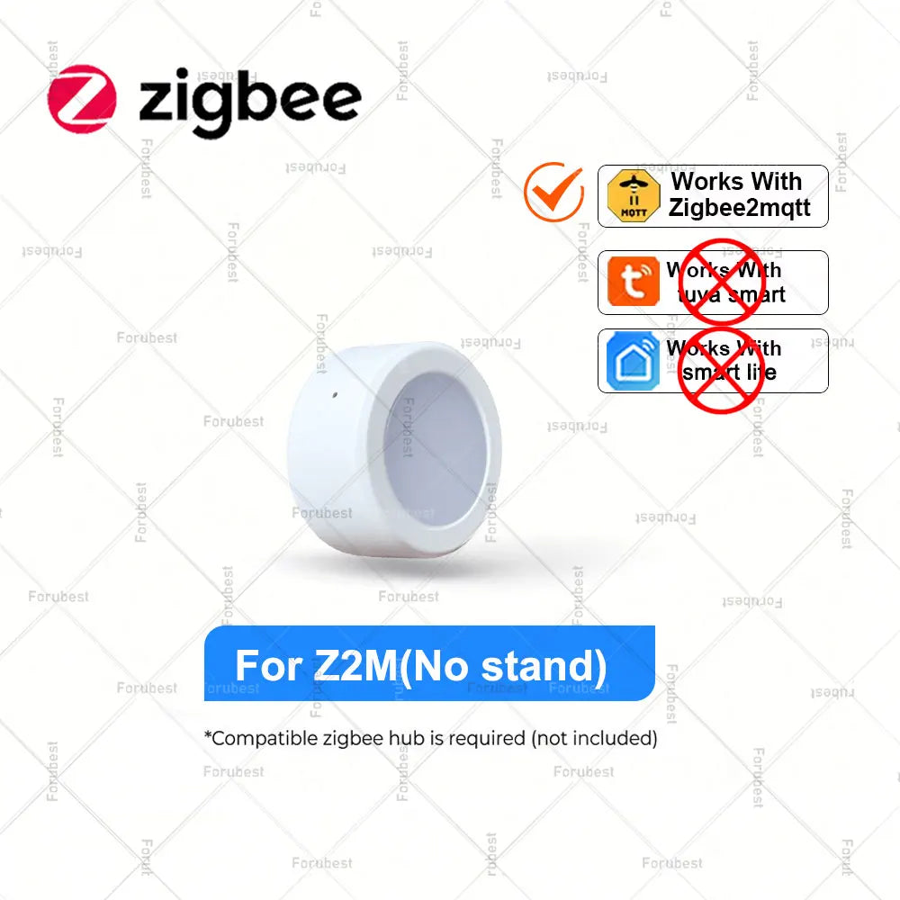 Zigbee Smart Light Sensor Illumiance Detector Real-Time Lux Brightness Monitoring Smart Home Automation for Tuya Smart Life Z2M