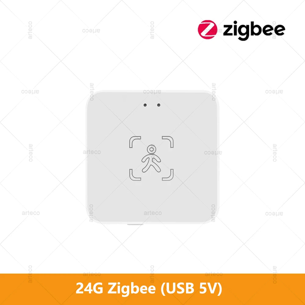 Wifi /Zigbee Human Presence Detector Smart Human Body PIR Sensor Mmwave Radar Microwave Motion Sensor with Luminance Detection