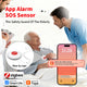 SOS Panic Call Button One Key Emergency Alarm for Zigbee Patient Kids Elderly Quick Rescue App Reminder Tuya Gateway Option