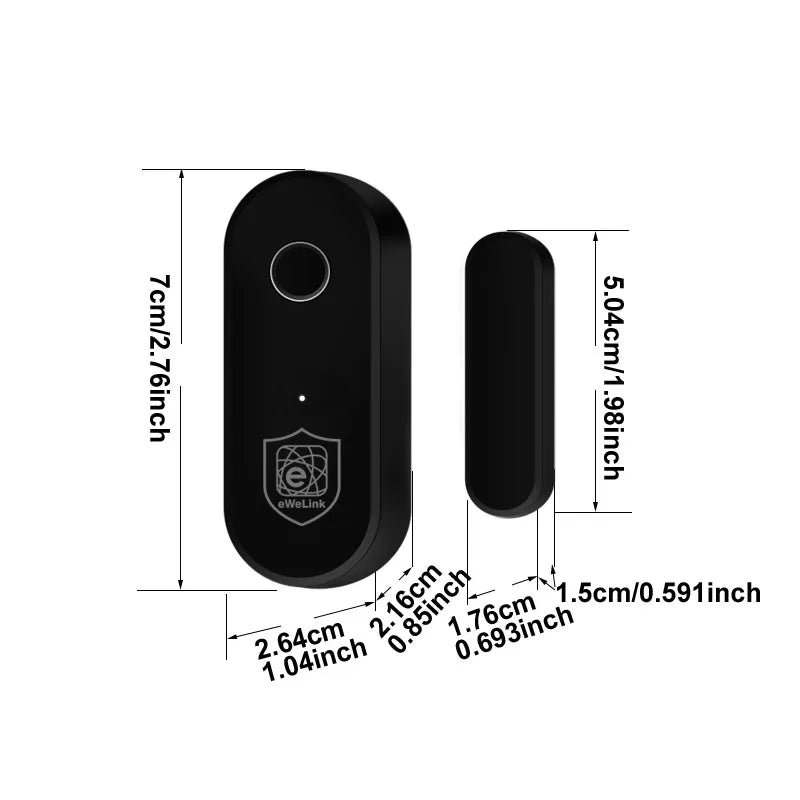 Ewelink Zigbee Door Sensor Open Closed Window Detector APP Control Smart Home Security Alarm Work with Alexa Google