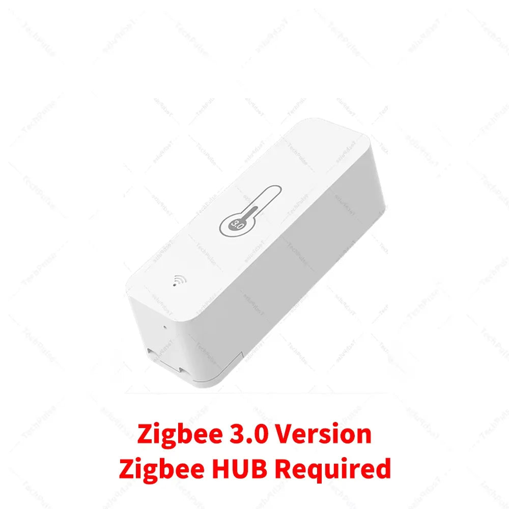 Zigbee Sensor Temperature Humidity Sensor Zigbee Hub Required Workwith HA Home Assistant Alexa Yandex ZHA Zigbee2Mqtt