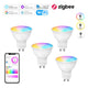 Smart Wifi Zigbee LED Light Bulb GU10 Dimmable RGBCW Led Lamp for Ewelink APP Alexa Google Home Yandex Smartthings
