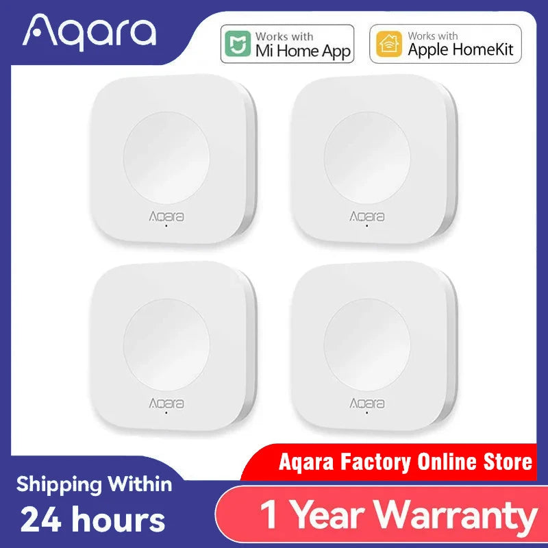 Sensor Smart Wireless Mini Switch Key Zigbee Connection Remote One Key Control Button Home Security Mihome Homekit