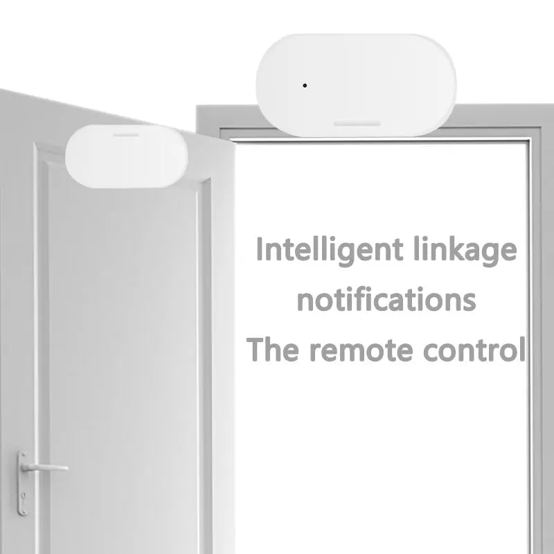 Zigbee Door Window Sensor Open Close Detector Smart Home Security Alarm Burglar Door Sensor Work with Alexa Smart Home Assistant