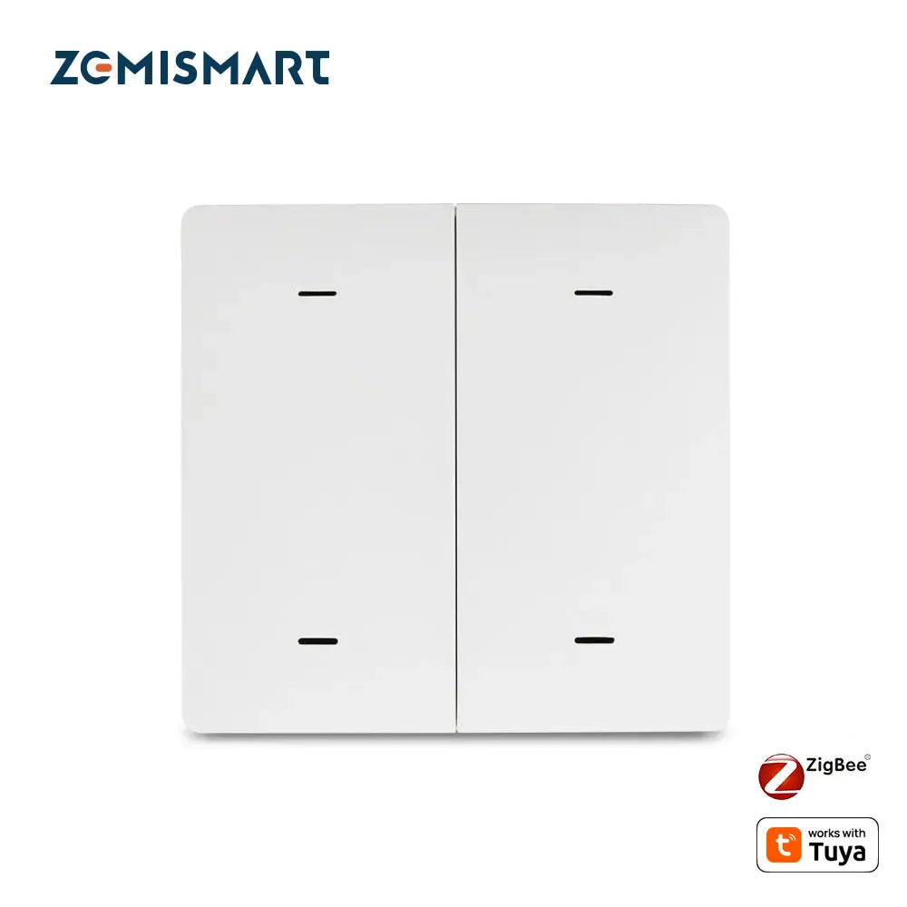 Tuya Zigbee Wireless Scene Switch 1 2 3 4 Gangs Wall Remote Push Button on off Smart Life Control Smart Home Device