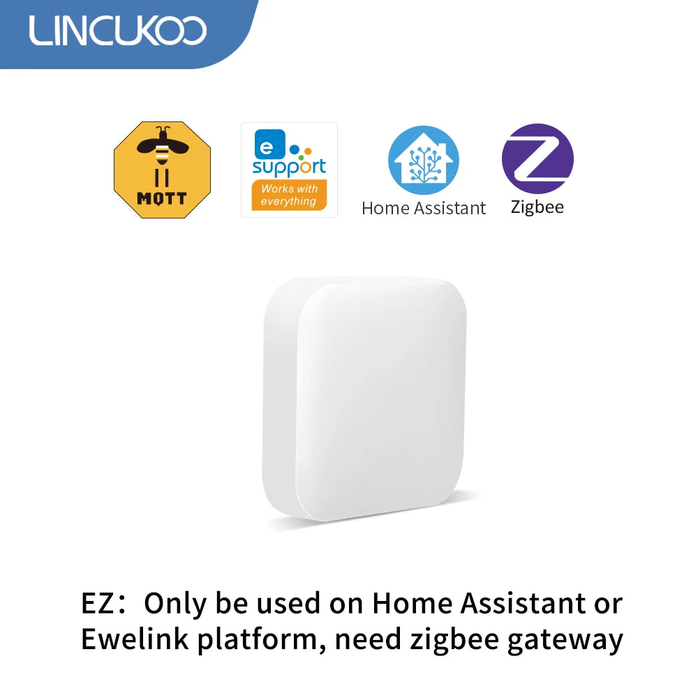 Smart Switch Mini Home Assistant Zigbee Scene Button Switch for Home Automation Multi-Scenario Linkage Switch Support