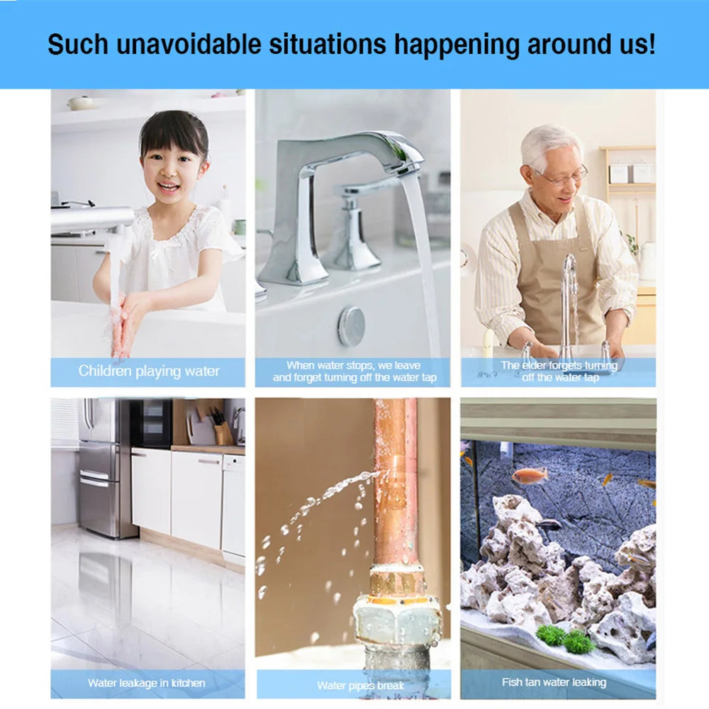 Zigbee Ewelink Water Level Sensor Smart Home Water Leakage Alarm Detector Flow Sensors Flood Alert Overflow Security Protection