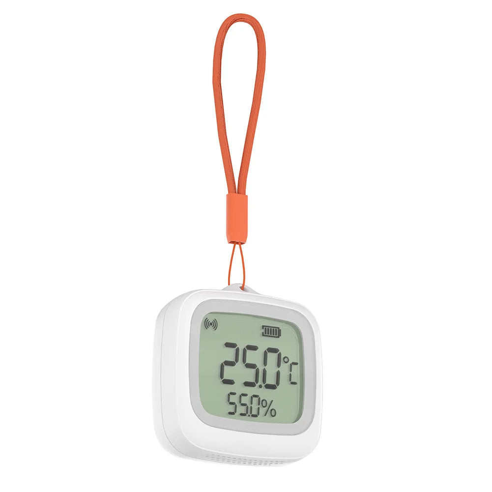 SNZB-02WD for Zigbee 3.0 for Smart Temperature Humidity Sensor IP65 Waterproof LCD Display for Greenhouse Bathroom Industrial Mo