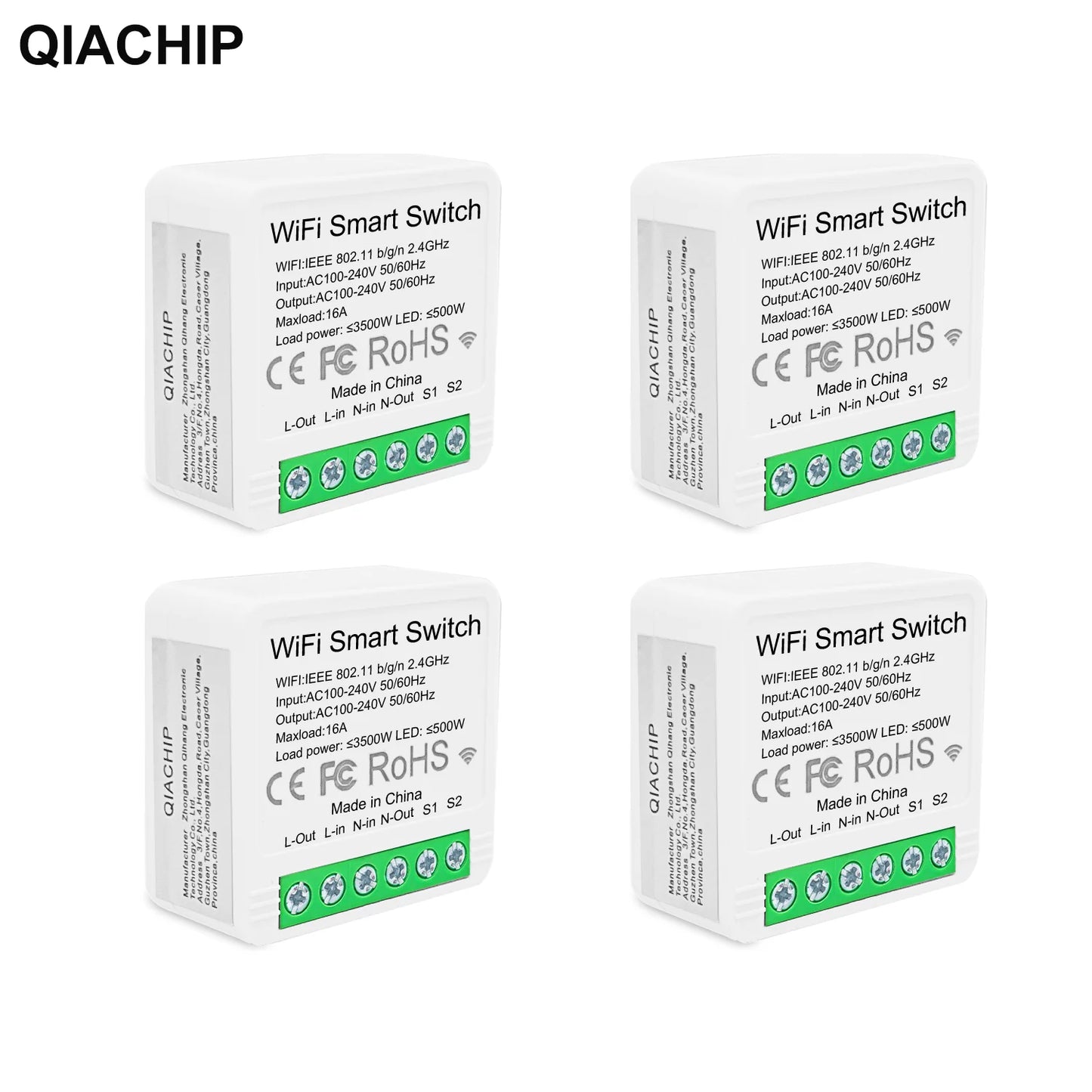 Wifi Smart Light Switch 2 Way Control Module AC 110V 220V Voice Control Ewelink APP Work with Alexa Google Home Alice