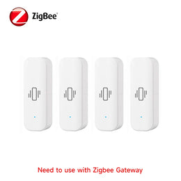 Tuya Zigbee Vibration Sensor Real Time Monitoring Door Window Detection Alarm Smart Home Security Protection System
