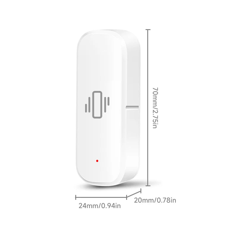 Enhance Your Home Security with the Tuya Smart Home Zigbee/Wifi Vibration Sensor - Real-time Monitoring & Remote Control