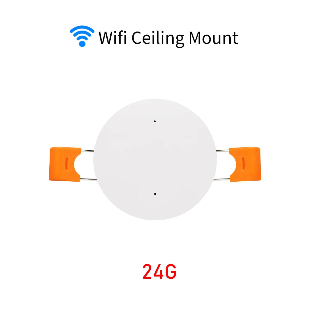 Tuya Zigbee Wifi Mmwave Human Presence Motion Sensor 5.8G 24G Radar Luminance Breath Distance Detection Sensor Home Automation