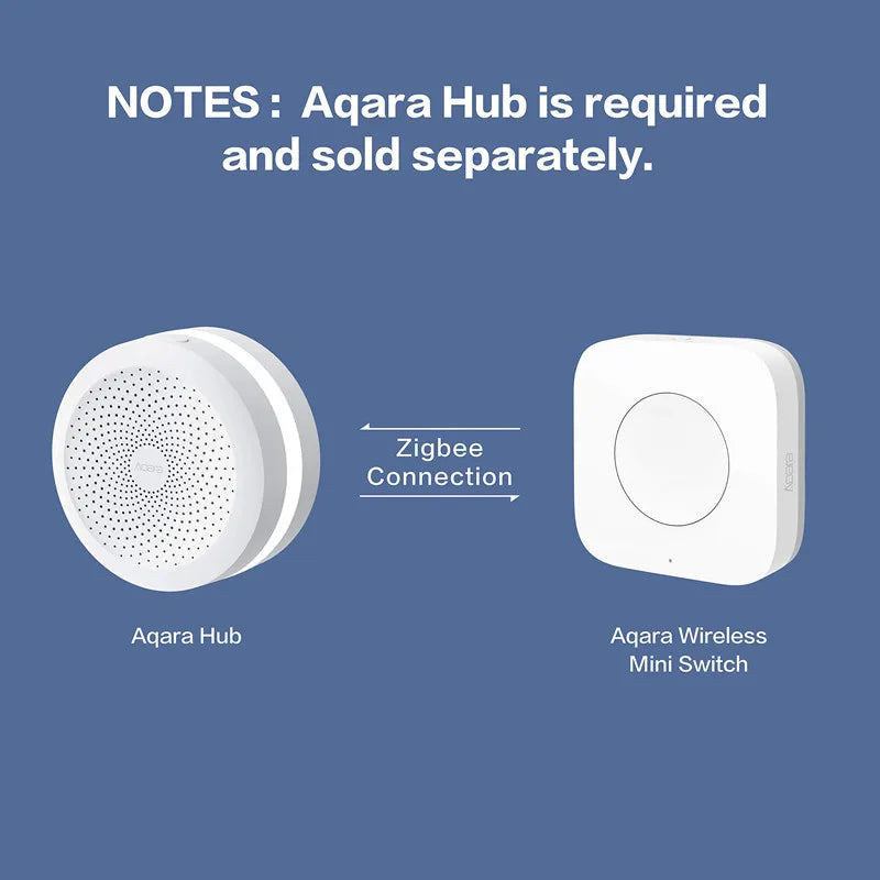 Sensor Smart Wireless Mini Switch Key Zigbee Connection Remote One Key Control Button Home Security Mihome Homekit