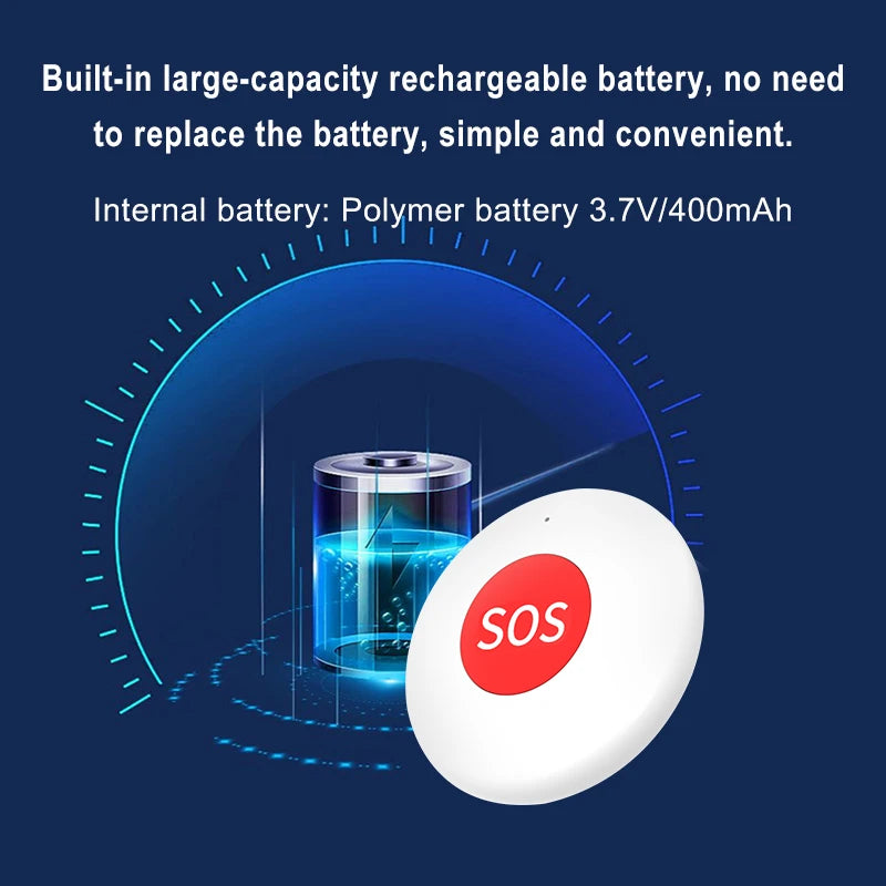 Smart Tuya Zigbee SOS Sensor the Elderly Children Wireless Emergency Alarm Button Safe Guard Smart Life App Remote Control