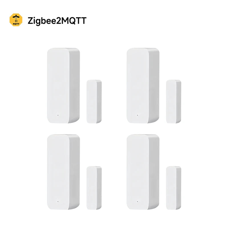 Z2M Enabled Zigbee Window Sensor, Custom Rules via Z2M, Tuya Compatible for Voice Control with Alexa & Google Home