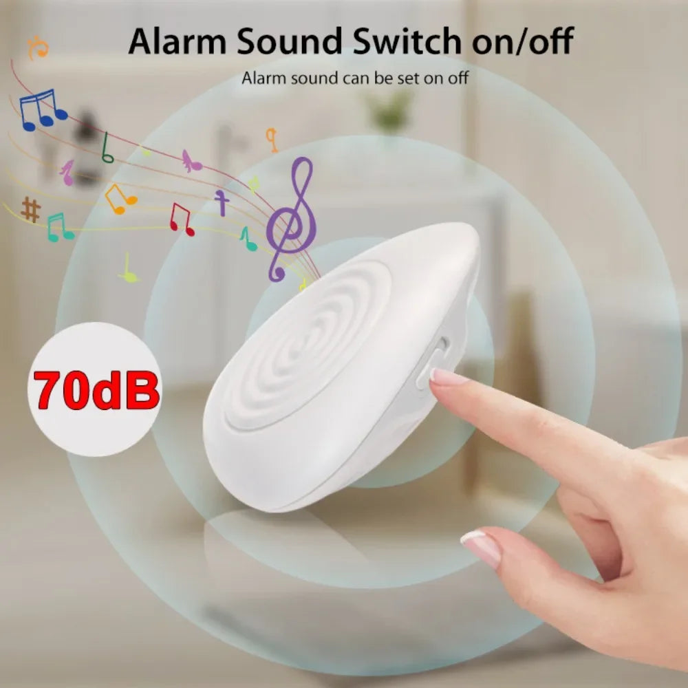 Tuya Smart Homekit for Zigbee Water Leakage Sensor Smart Home High Sensitivity Detector App Control Security Alarm System