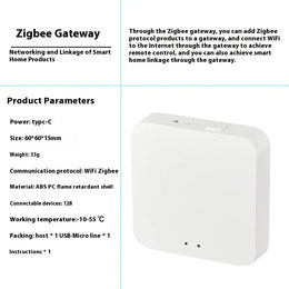 ZEXEF TUYA Smart Liquid Leak Sensor Zigbee 3.0 Water Sensor Detector Remote Monitoring Support Home Assistant Zigbee2Mqtt