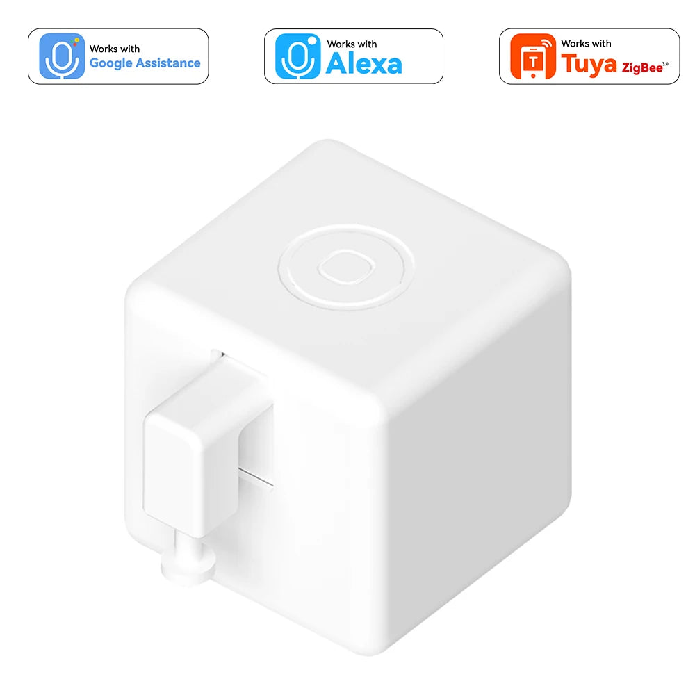 For Zigbee Smart Fingerbot plus Switch Button Pusher Touch Arms Fingerbot Works with Tuya Smart Life Control for Alexa Google