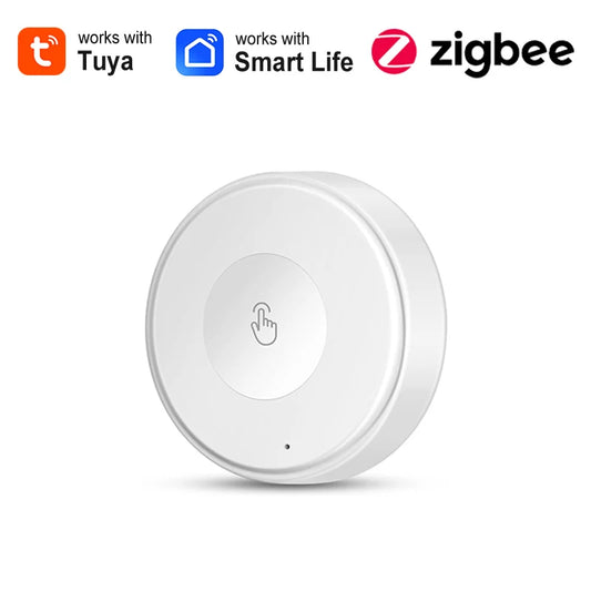 Tuya Zigbee Button Scene Switch One Key Home Automation Intelligent Linkage Smart Life App Control Device Work with Gateway