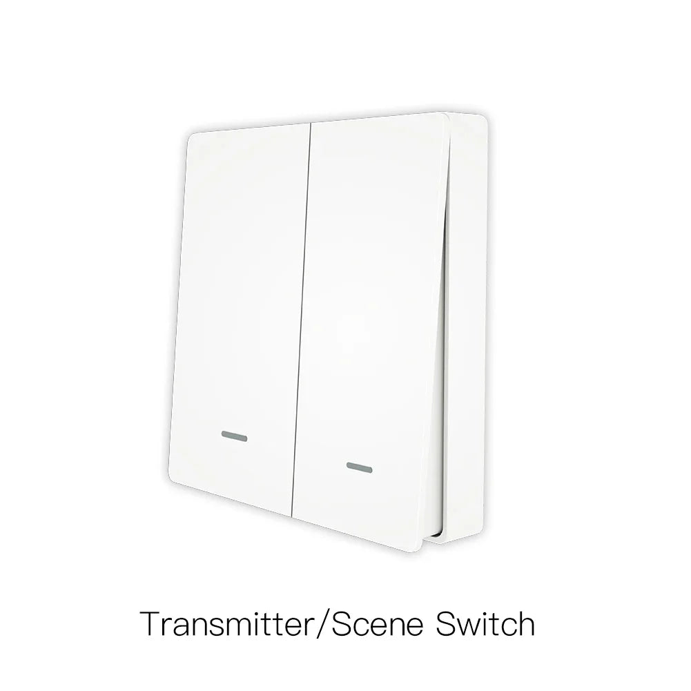 Tuya Zigbee Light Switch with Transmitter Kit No Neutral Wire No Capacitor Required Works with Alexa Google Home Smart Life