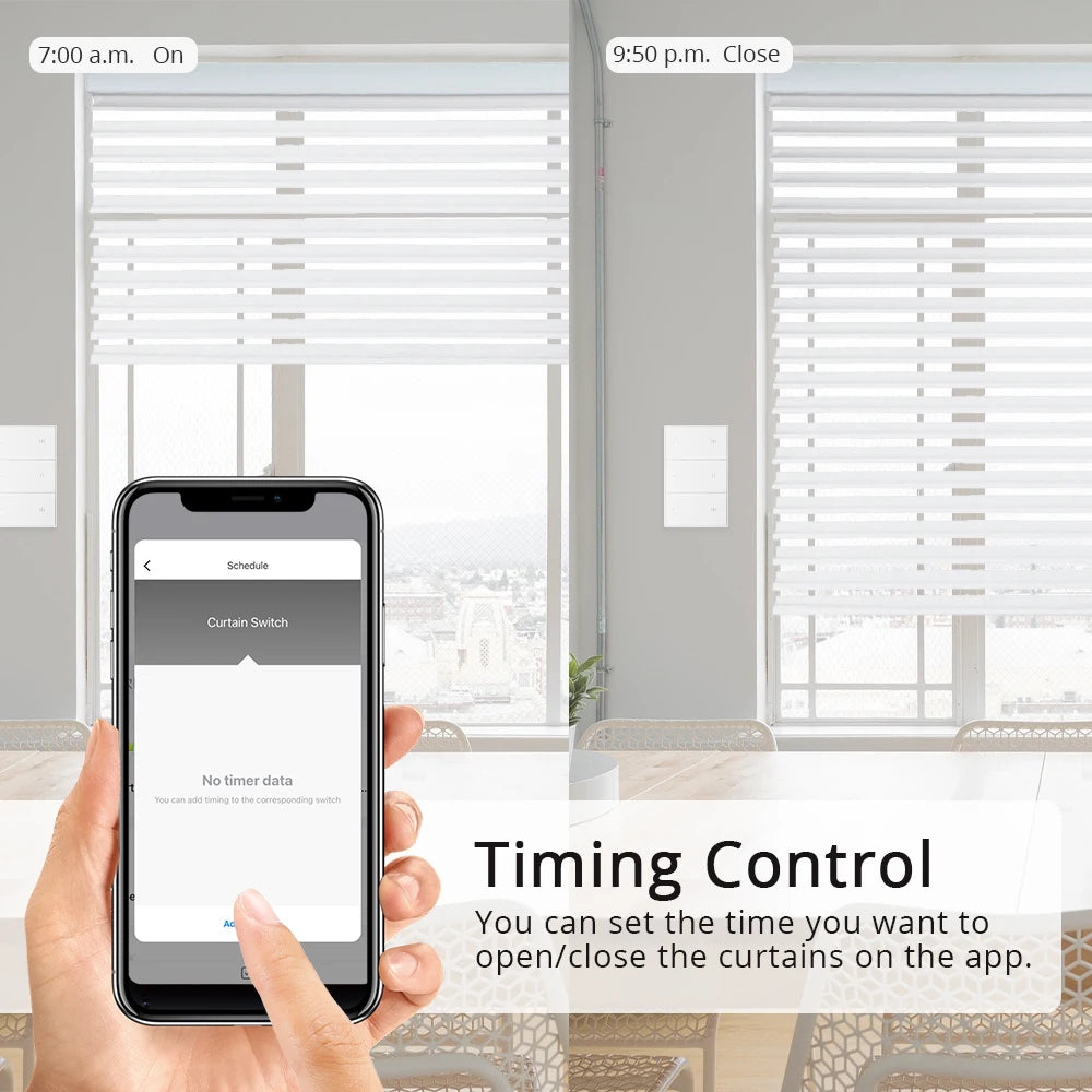 Zigbee US AU Smart Curtain Switch for Electric Motorized Roller Shutter Works with Tuya Alexa Google Home