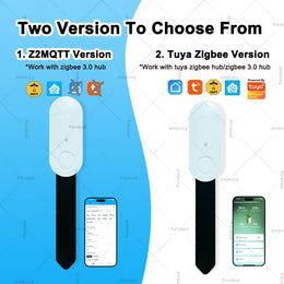 4 in 1 Zigbee Smart Soil Tester Luminance Humidity Temperature Moisture Sensor APP Real Time Monitor Works with Tuya Zigbee2Mqtt