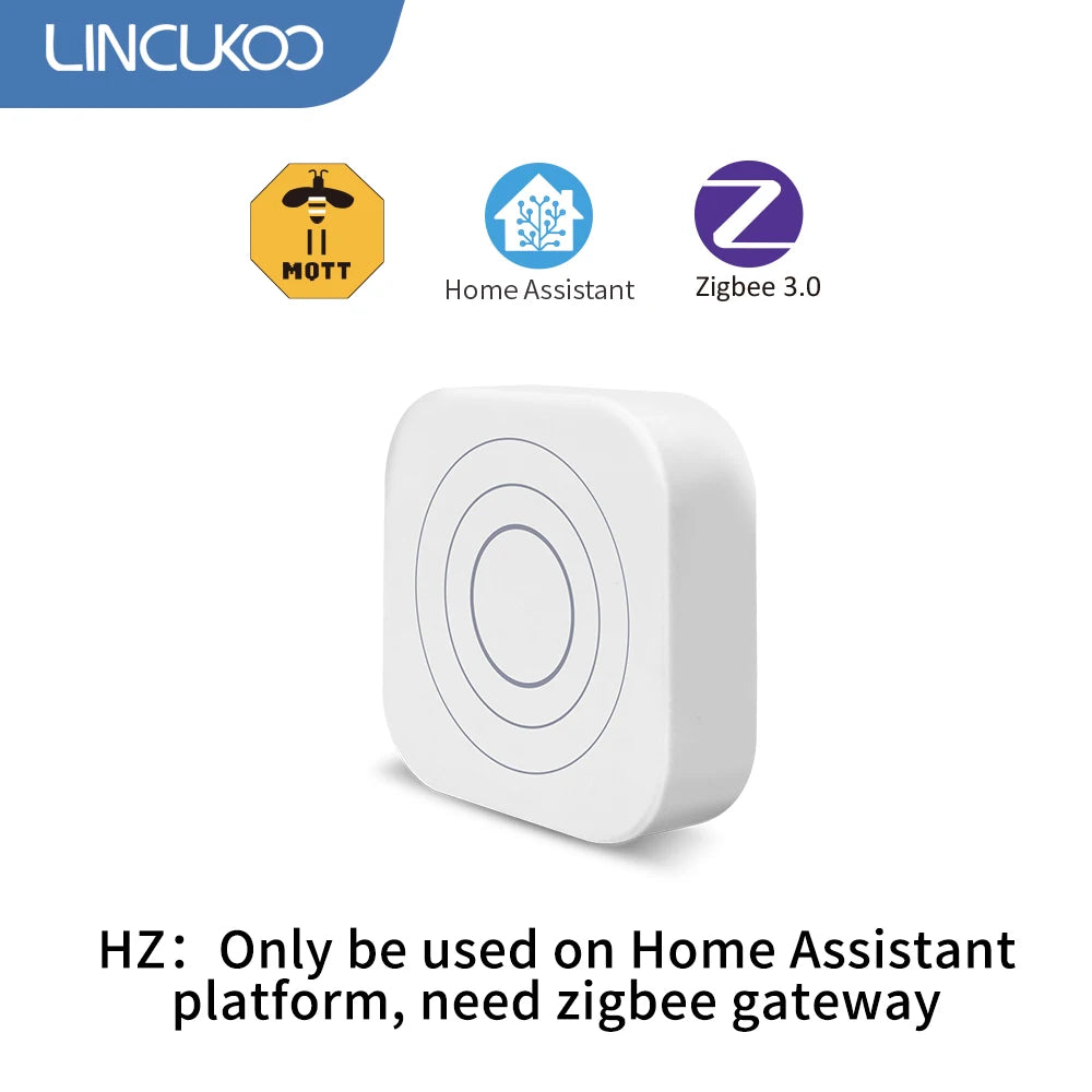 Smart Zigbee3.0 24Ghz Human Presence Sensor for Home Assistant Platform Zigbee2Mqtt 120 Degree Detection Range 30M