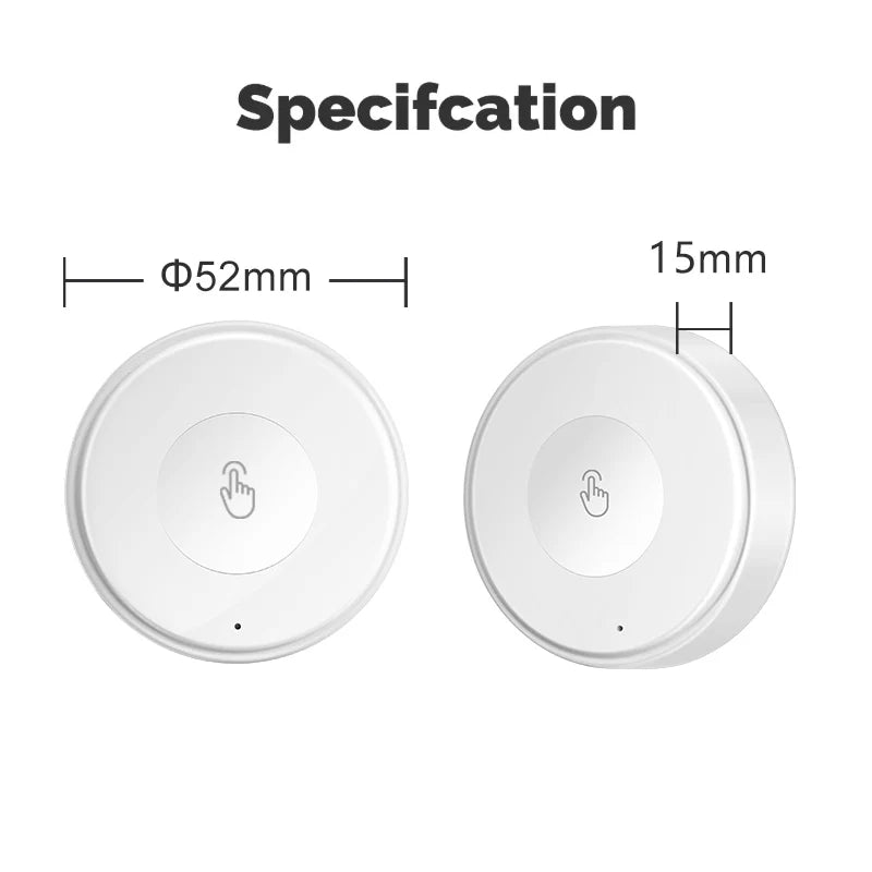 Tuya Zigbee Button Scene Switch One Key Home Automation Intelligent Linkage Smart Life App Control Device Work with Gateway