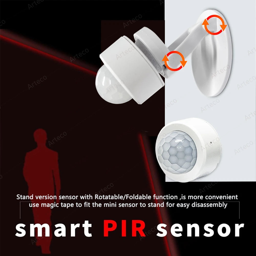 Tuya Zigbee Motion Sensors Smart Human Body Sensor Body Movement PIR Zigbee Motion Wireless Connection Smart Home Security Alarm