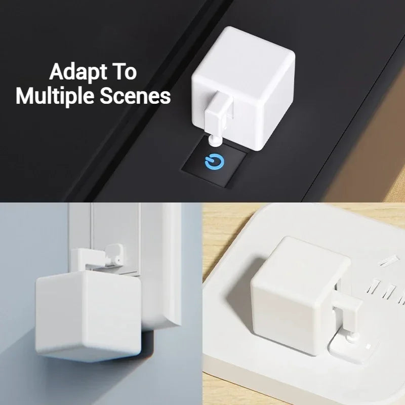 Tuya Zigbee 3.0 Smart Fingerbot Switch Remoter Garage Curtain Button Robot Pusher for Alexa Google Home Voice Assistant
