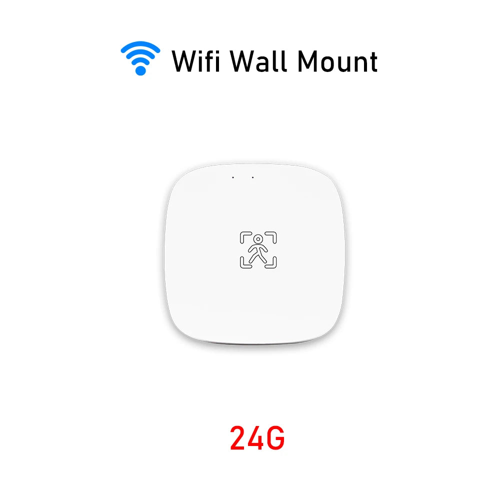 Tuya Zigbee Wifi Mmwave Human Presence Motion Sensor 5.8G 24G Radar Luminance Breath Distance Detection Sensor Home Automation